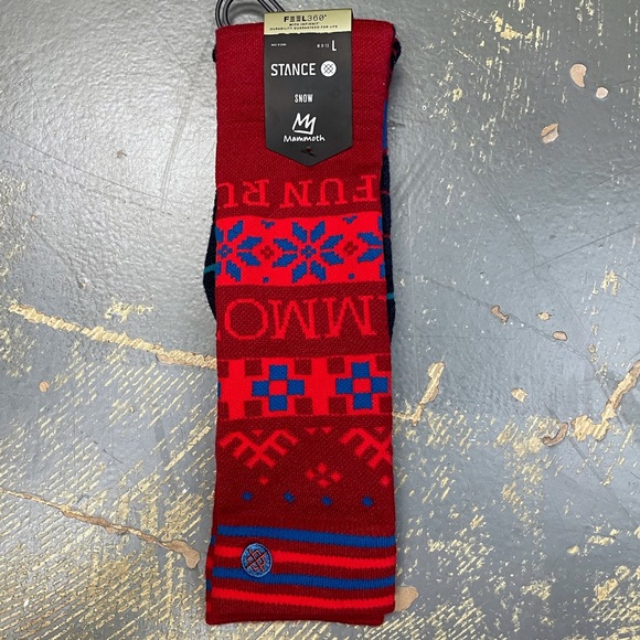 Stance Feel 360 Mammoth Mountain Infiknit Snow Socks Large Board Ski Winter - Picture 3 of 5